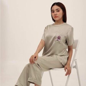 2 sets of Machine washable silk pajamas ***NEW***